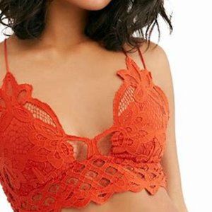 Free People ADELLA longline bralette NWOT